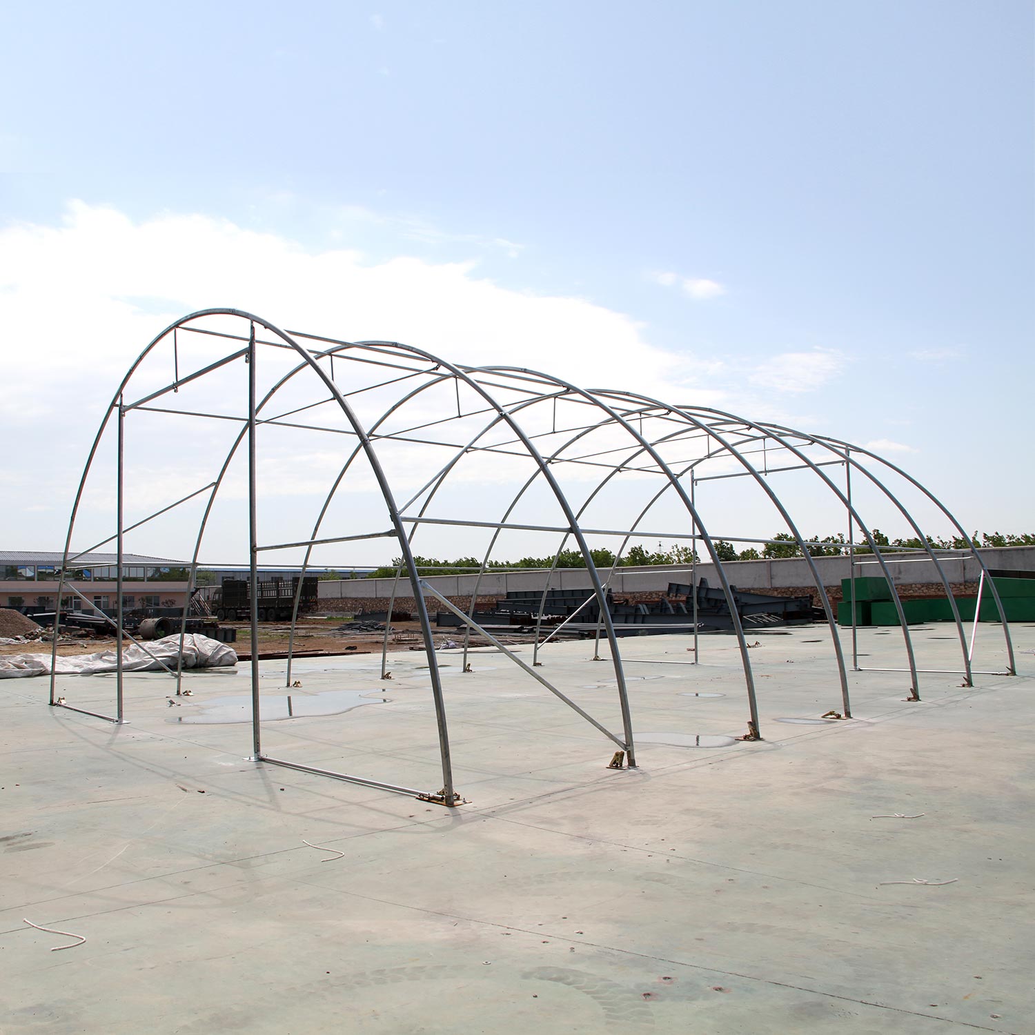 W20'xL42'xH12' Single Truss Arch Storage Shelter