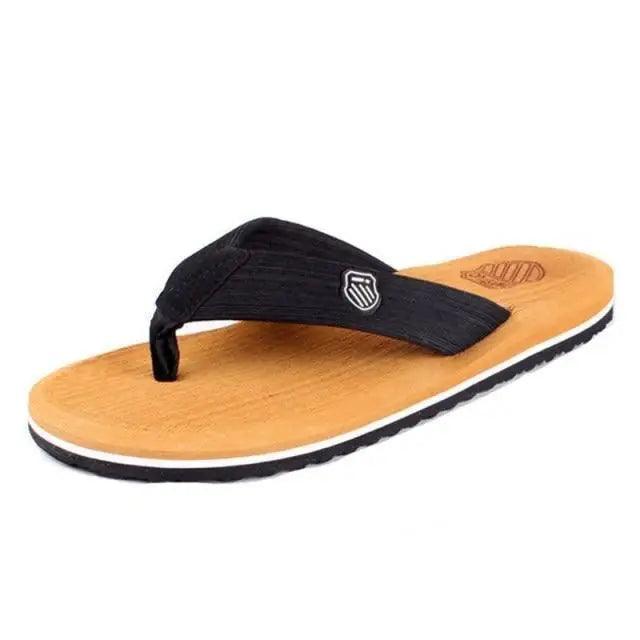 Summer Casual Bright Color Men Outdoor Flip Flops High Quality Beach Sandals Anti-Slip Cool Slippers For Men Indoor Flip Flops For Men