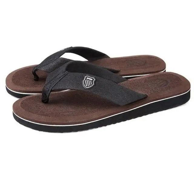 Summer Casual Bright Color Men Outdoor Flip Flops High Quality Beach Sandals Anti-Slip Cool Slippers For Men Indoor Flip Flops For Men
