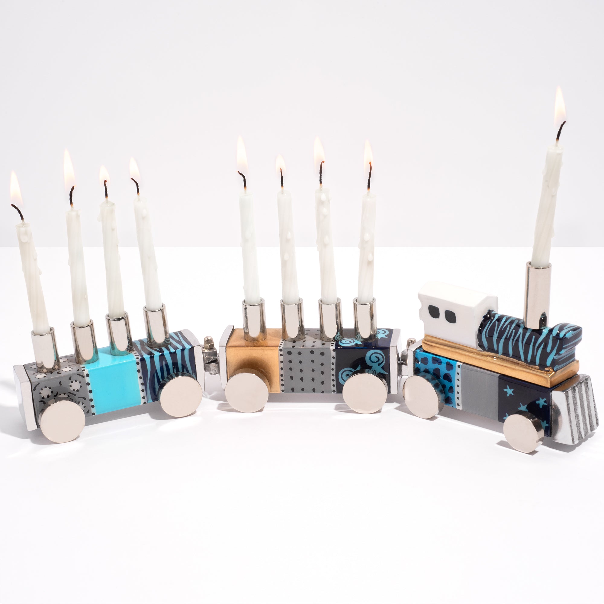 Fun Train Menorah for Hanukkah – Train Series
