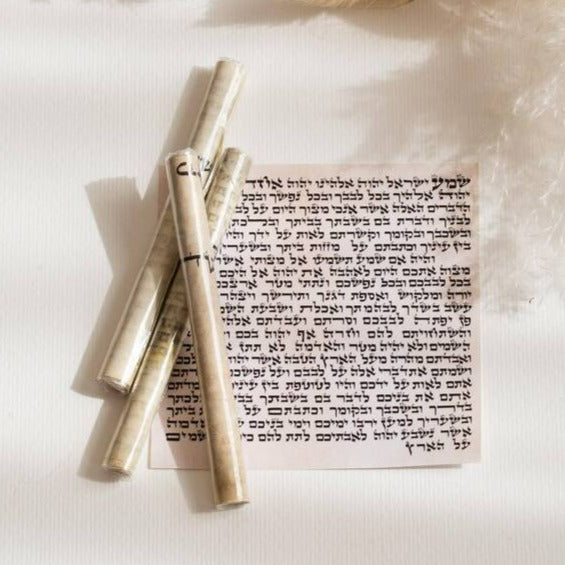 Kosher Scroll for Mezuzah – Fits Small & Standard Cases (4"–6")