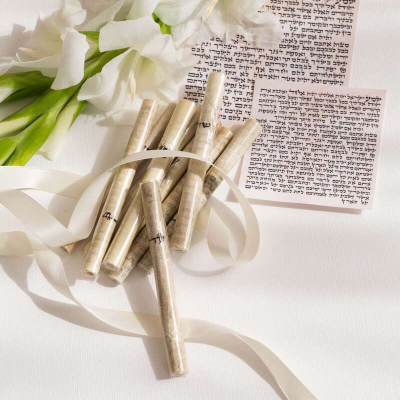 Handwritten Kosher Mezuzah Scroll -Certified Sofer Stam - 3" /4" / 5"
