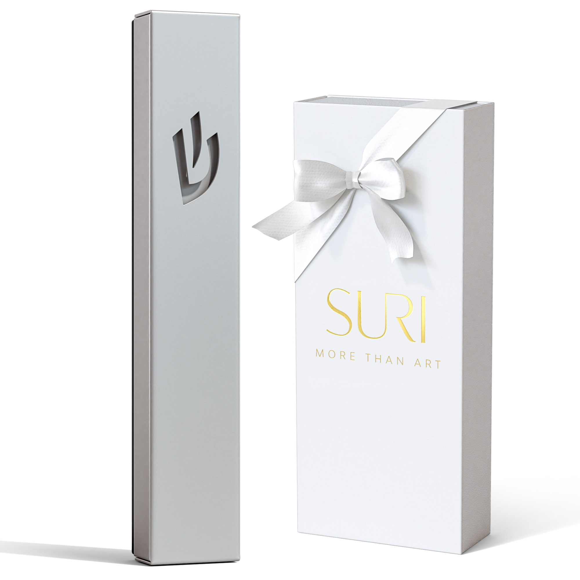 Stylish Stainless Steel Mezuzah for Door - Sweetheart Series