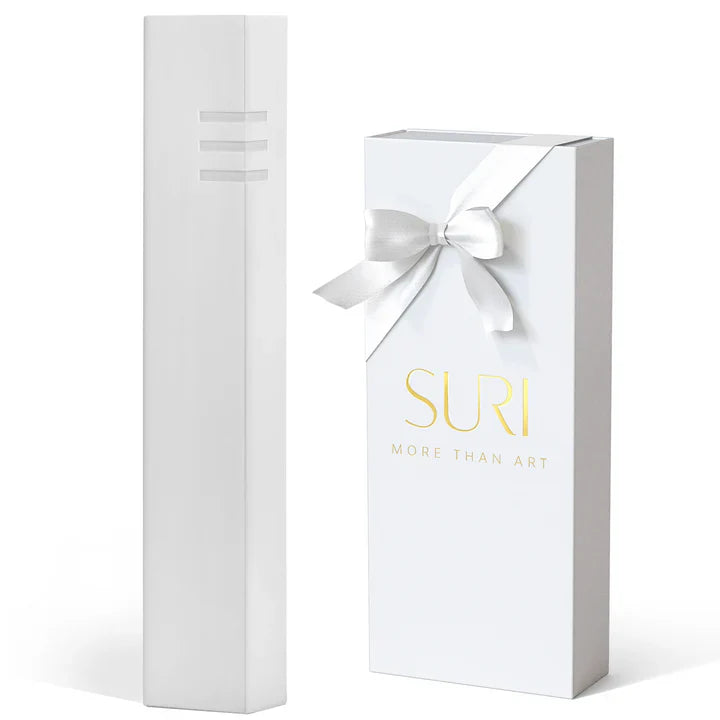 Modern Concrete Mezuzah with Clean Design in Crisp Neutrals – Space Series