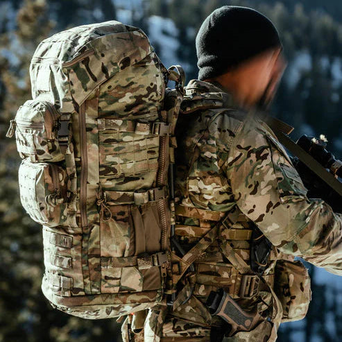 Eberlestock Mission Ruck Pack | Massive 80L Capacity & Radio-Ready Cable Routing | Full Modularity for Custom Gear Attachments