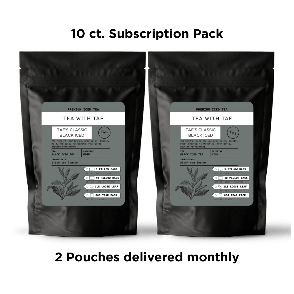Tae's Classic Black Iced Tea Pouch