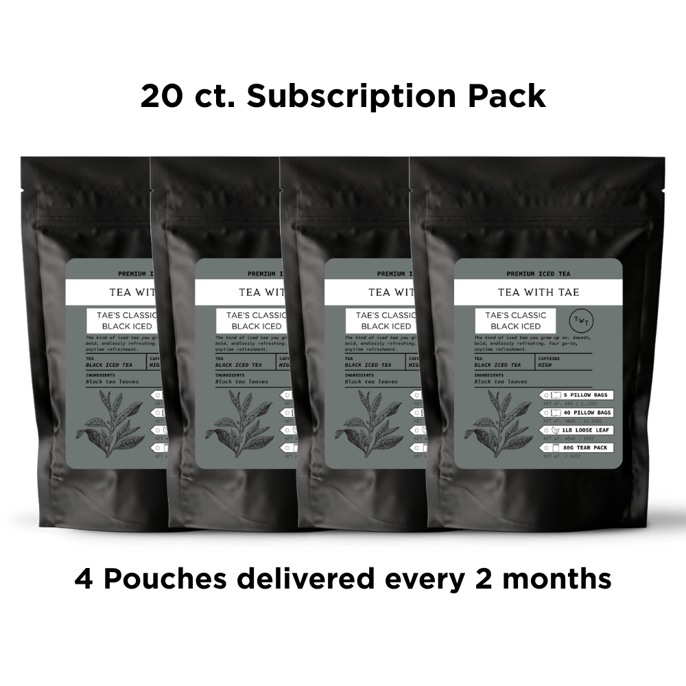 Tae's Classic Black Iced Tea Pouch
