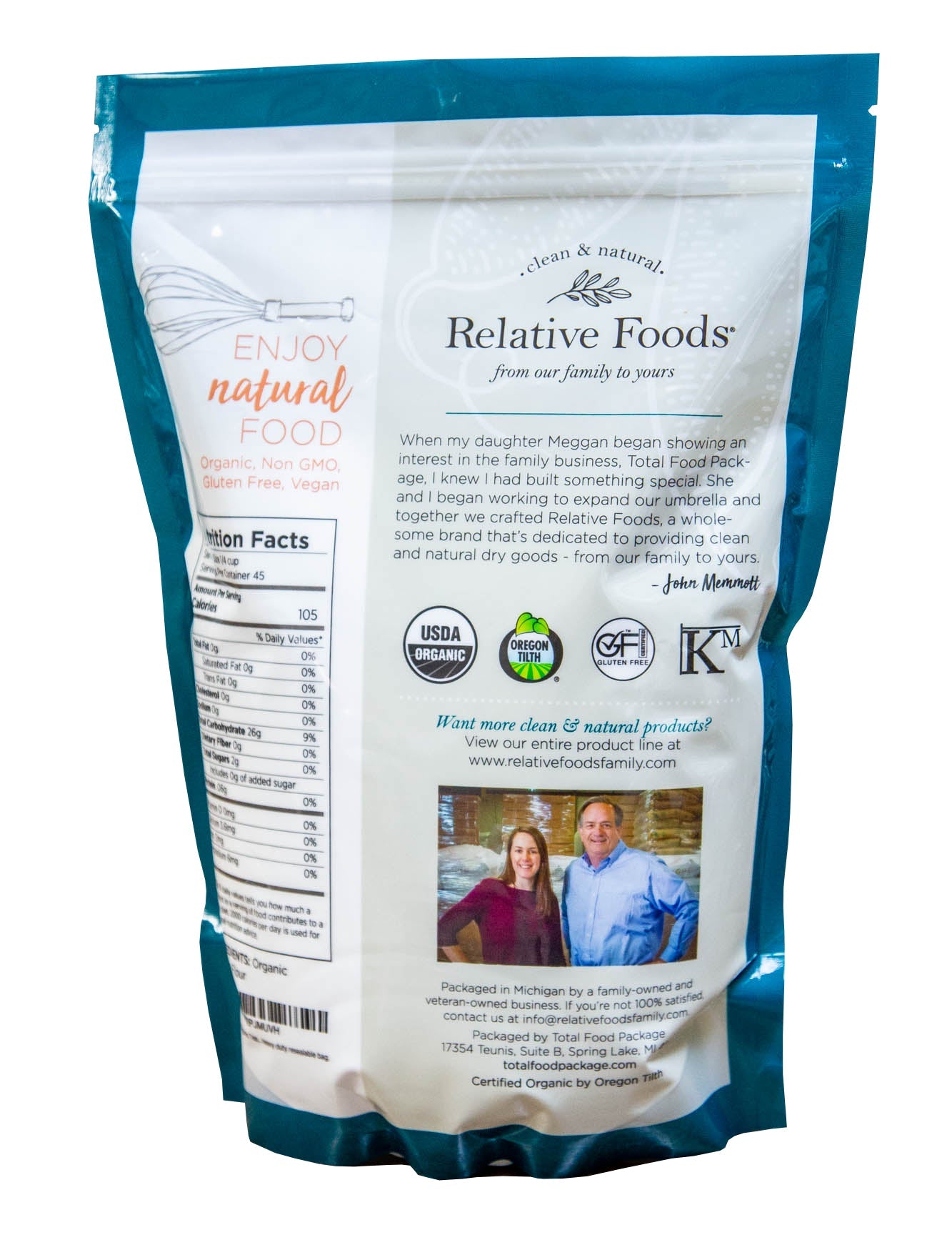Tapioca Flour - Organic, 3 Lbs  & 25 Lbs