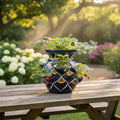 Talavera Strawberry Planter | Blue Peacock Design