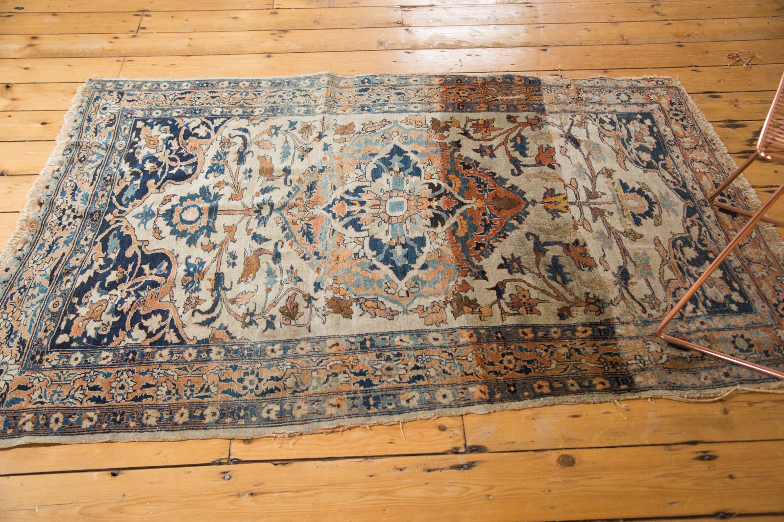 4x5.5 Antique Haji Jalili Tabriz Rug