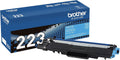 New, Pre-Owned - Brother TN-223C Standard-Yield Cyan Laser Toner Cartridge