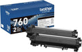 New, Pre-Owned - Brother TN760 High Yield Black Toner Cartridge, TN760BK 2-Pack