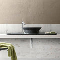 White Black Veined Natural Marble Vessel Sink - Polished 20 Inch