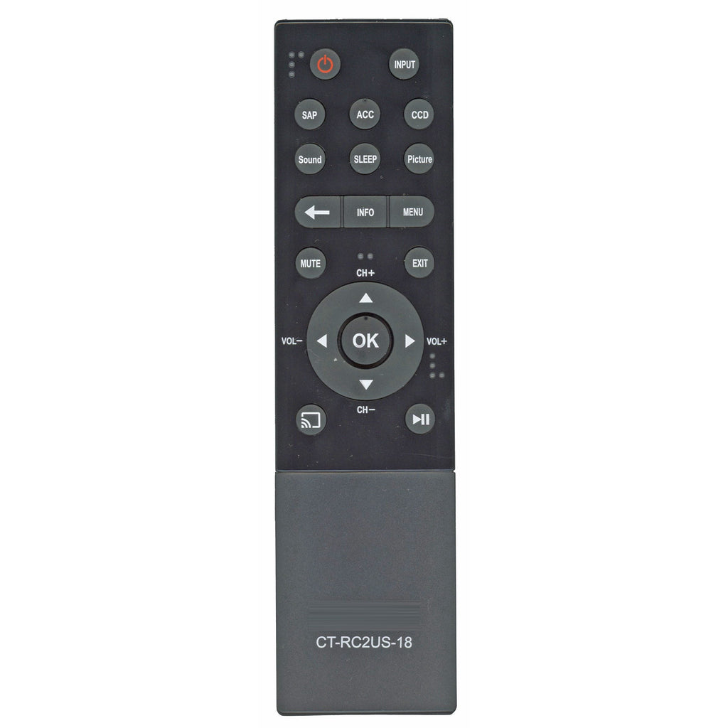 Toshiba CT-RC2US-18 CHROMECAST TV Remote Control - PK11V02360I
