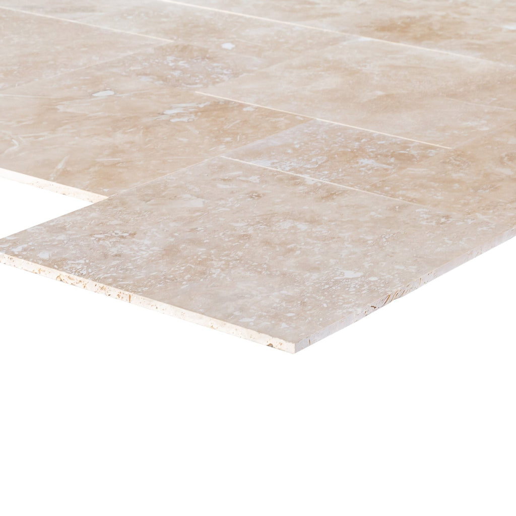 Travertine Tile Tuscany Beige French Pattern - Honed and Filled