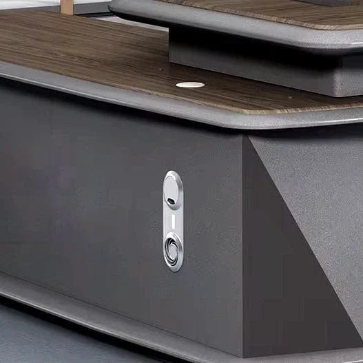Alwin · Modern L-Shaped Executive Desk