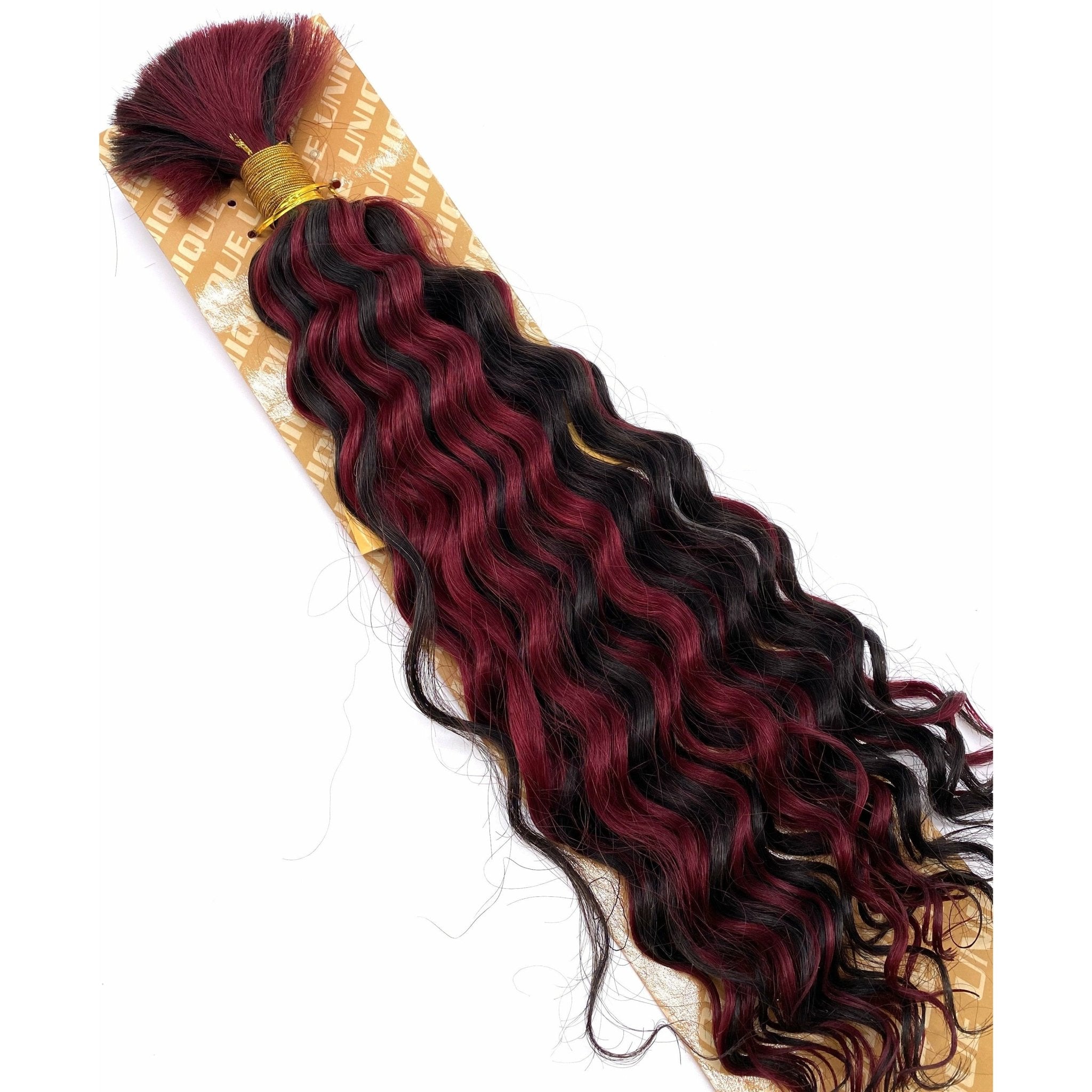 Unique's Human Hair New Deep Bulk 18"