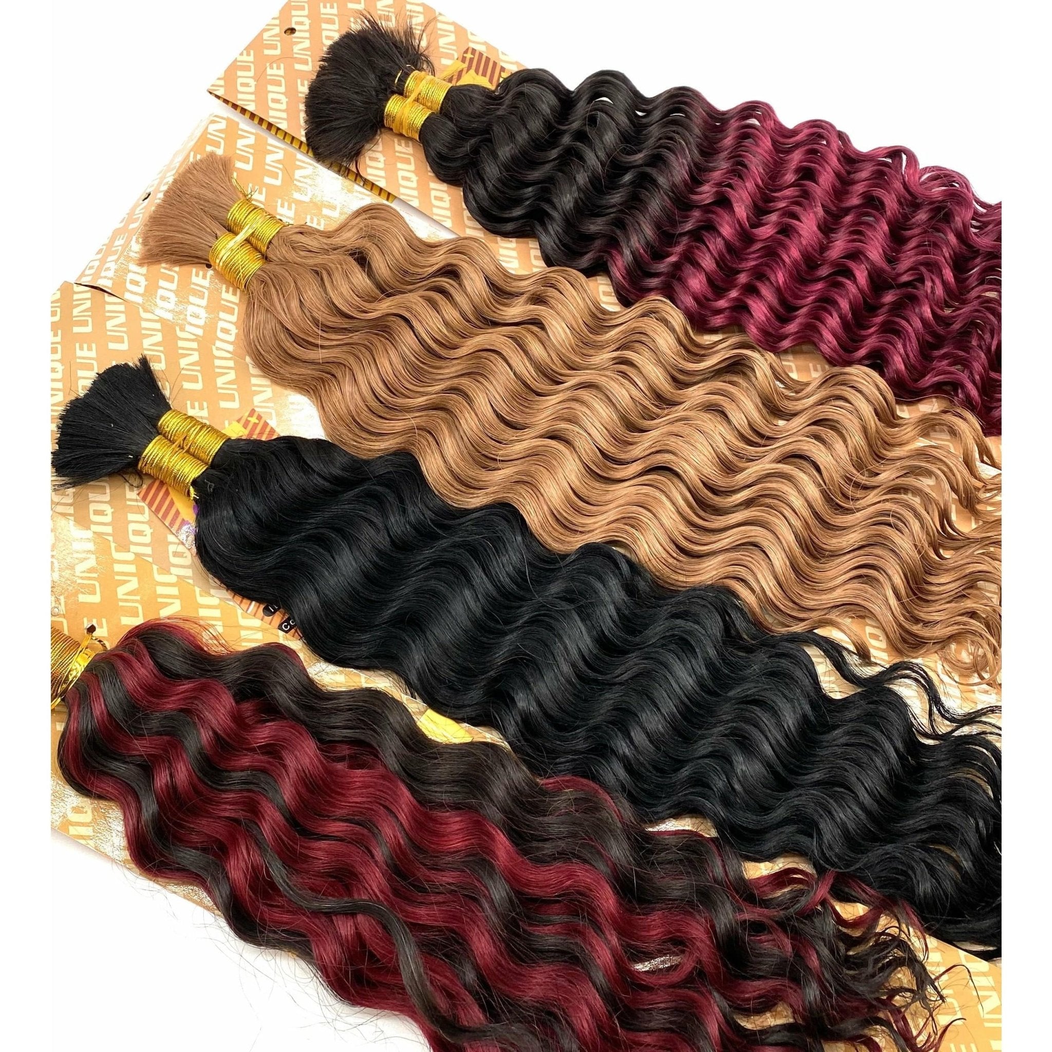 Unique's Human Hair New Deep Bulk 18''