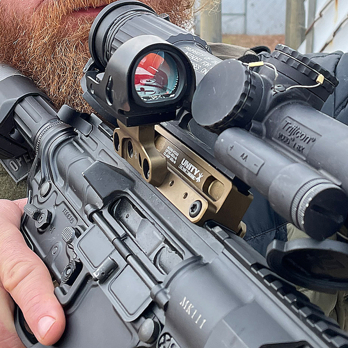 Unity ACOG Mount | 2.05" Mount for ACOG & VCOG Optics | Night Vision Ready