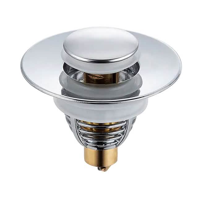 Universal Stainless Steel and Copper Pop-Up Bounce Core Basin Drain Filter