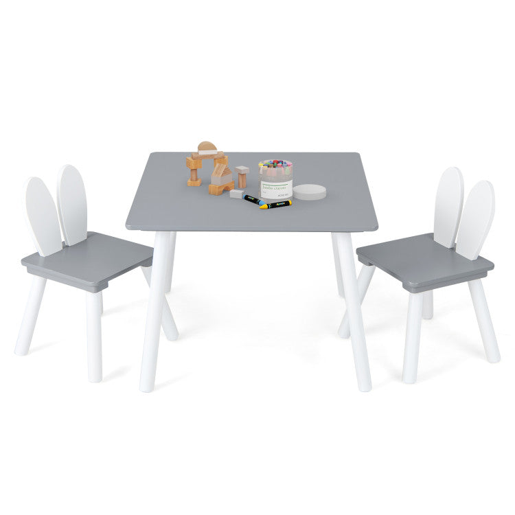 Kid's Room Bundle: Bed Frame + Kids Table and Chairs Set + Toddler Truck Storage Organizer + Kids Vanity Dressing Table