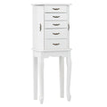 Standing Jewelry Box with 4 Drawers and 2 Side Doors