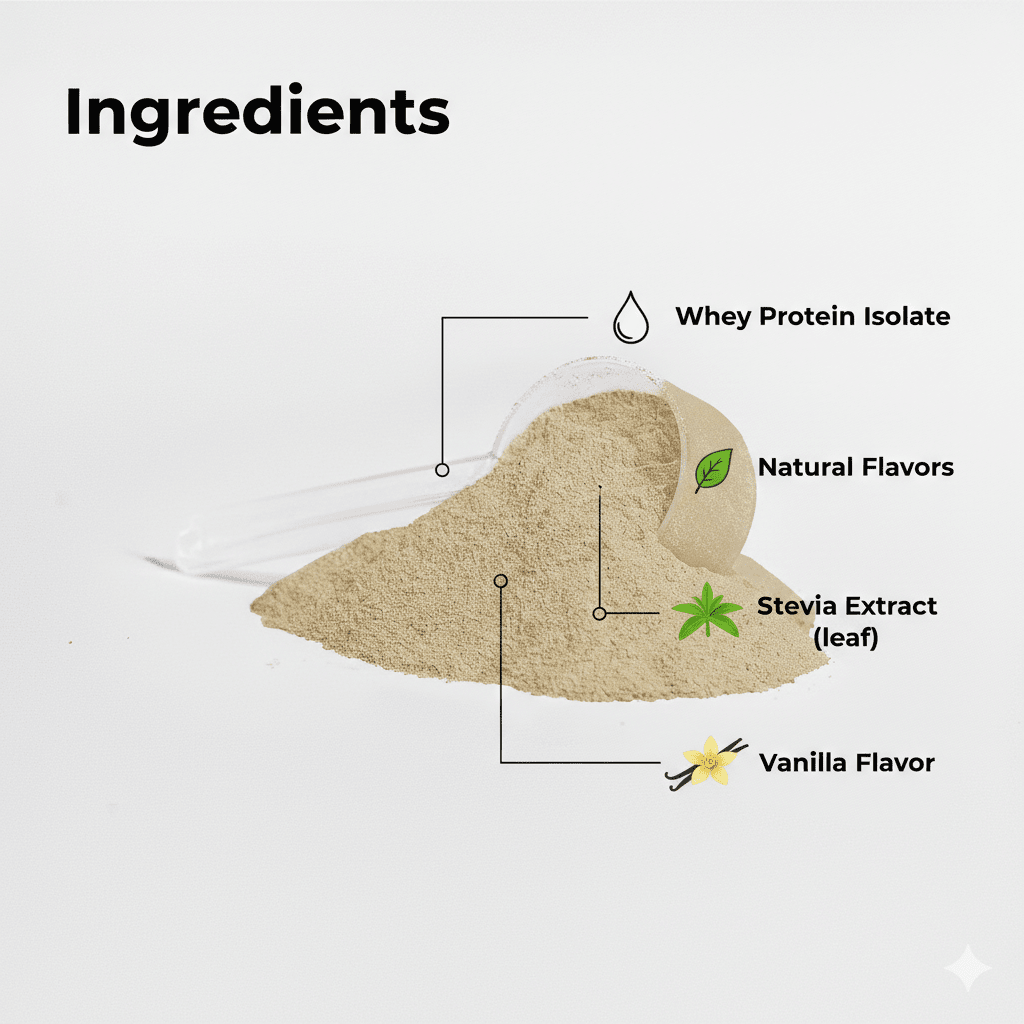 Veluna VA Pure3 Whey Protein Isolate Powder |24.1oz (683g)
