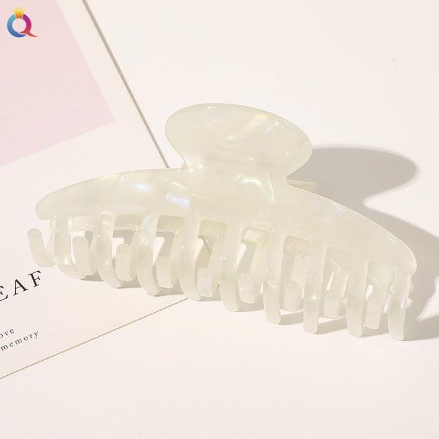 Vintage Acetate Hair Clips for Women Simple Claw Clip Large Geometric Hair Clips for Hair Girls Hair Clip Gorgeous Hair Accessories For Women
