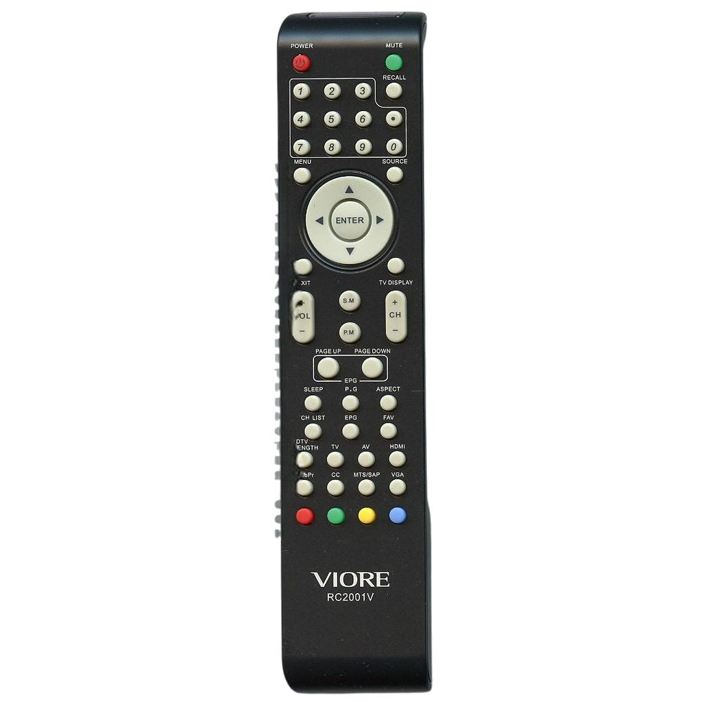 Viore RC2001V TV Remote Control | IR - RC2001V