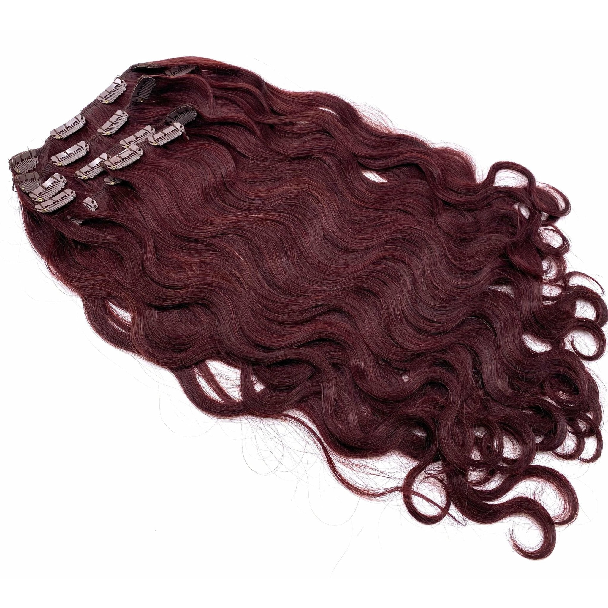 VIP Clip Extensions / Body Wave 18" - ClipeX System