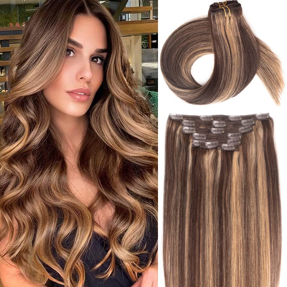VIP Clip Extensions / Silky Straight - 24'' (170 g ) - ClipeX System