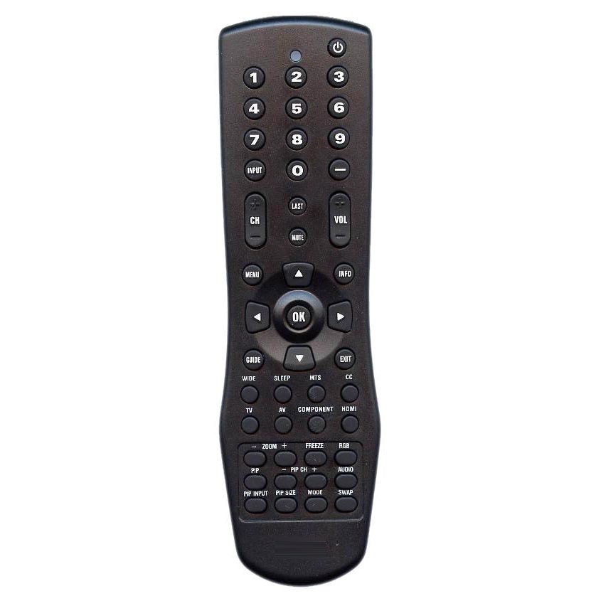 Substitute for Vizio VR4 Standard TV Remote Control - 098GRABDYNEVZJ - (Generic VR1)