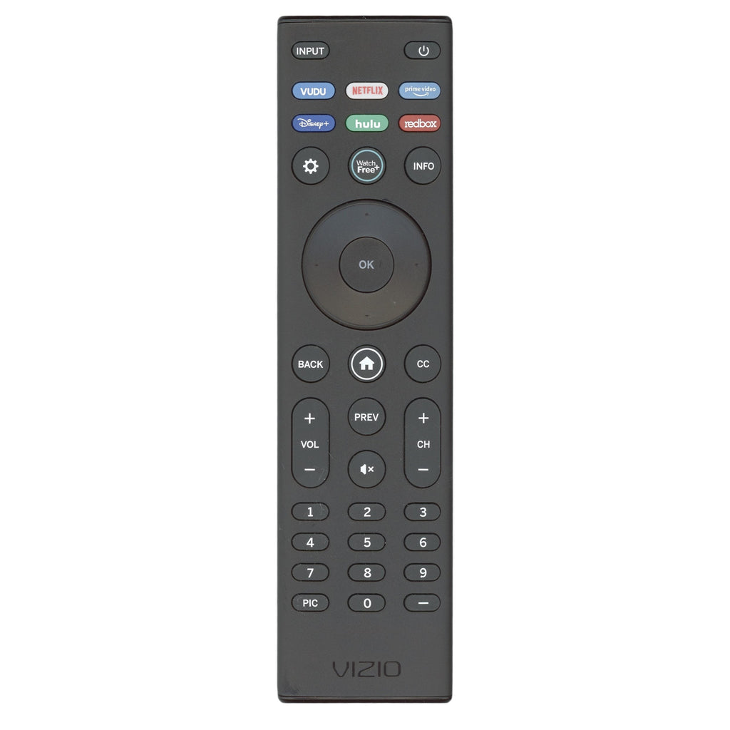 Vizio XRT140L Smartcast TV Remote Control - Vudu, Netflix, Prime, Disney +, Hulu, RedBox - XRT140L