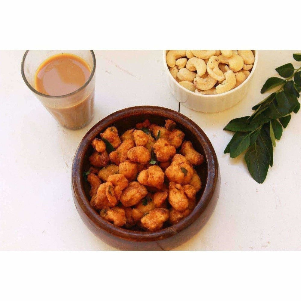 Pulla Reddy Kaju Pakoda | Crunchy and Spicky Pulla Reddy Cashew Pakoda by G Pulla Reddy Sweets