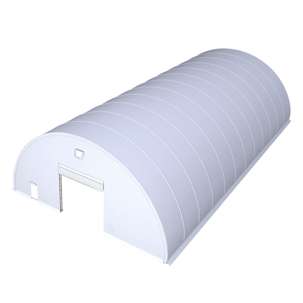 W60'xL120'xH30' Double Truss Storage Shelter, Reinforced Series
