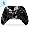 Vennom Custom X-Box Controller Wireless Compatible with X-Box One/X-Box Series X/S Proudly Customized in USA with Permanent HYDRO-DIP Printing (NOT JUST a SKIN)