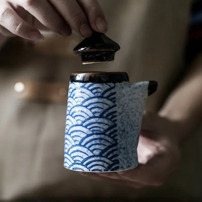 DecorBites™ Blue Ceramics Kitchen Seasoning Set