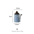 DecorBites™ Blue Ceramics Kitchen Seasoning Set