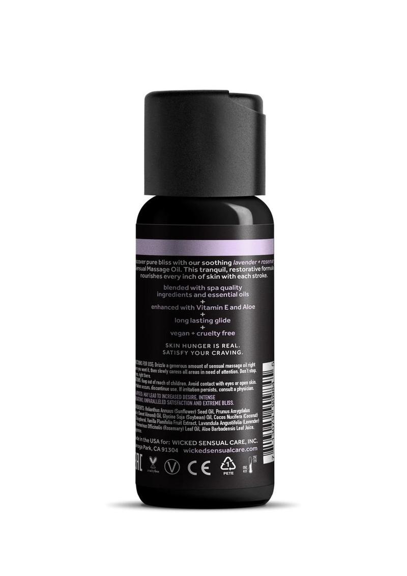 Wicked Sensual Lavender Rosemary Sensual Massage Oil