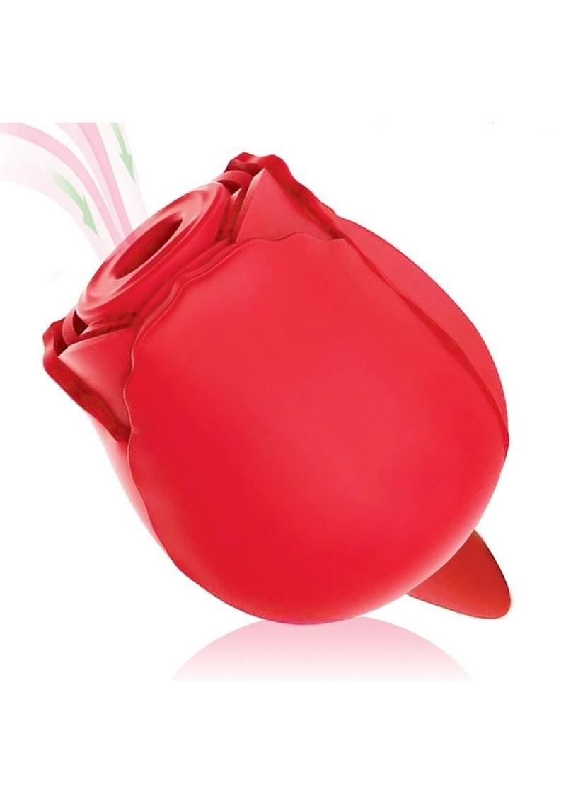 Wild Rose Sucking and Licking Dual-Action Stimulator