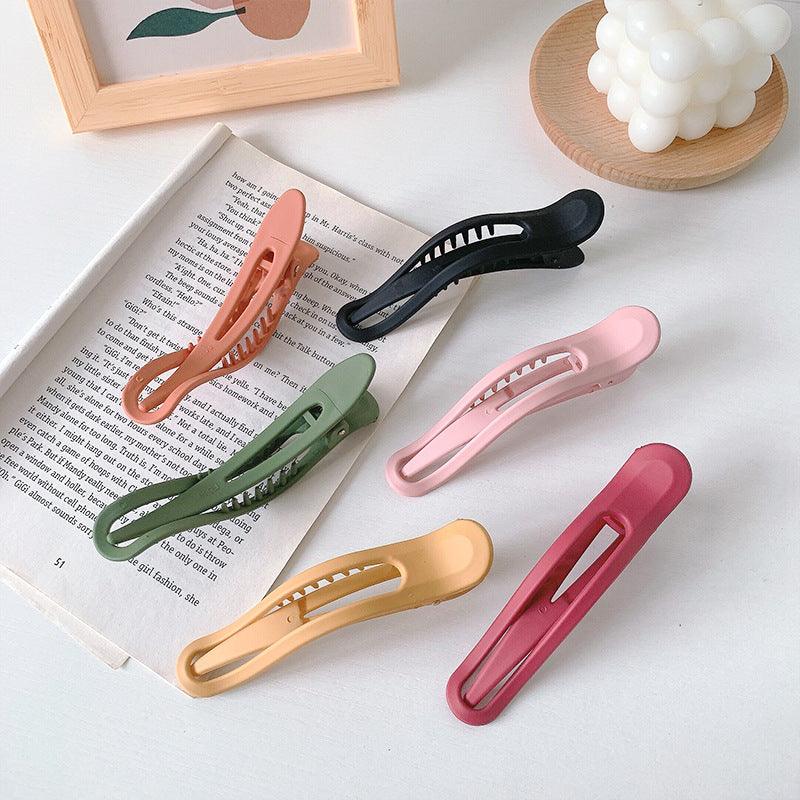 Women Large Hair Clamping Candy Color Hair Clip Seamless Plastic Duckbill Claw for Women Girls Simple Hairpins Gorgeous Hair Accessories For Women