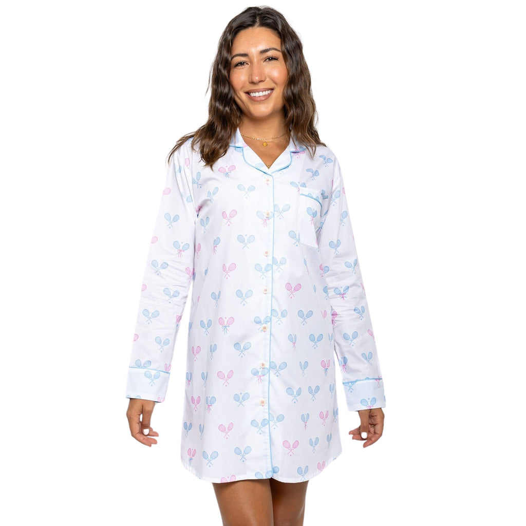 Women's Tennis Bows Night Shirt