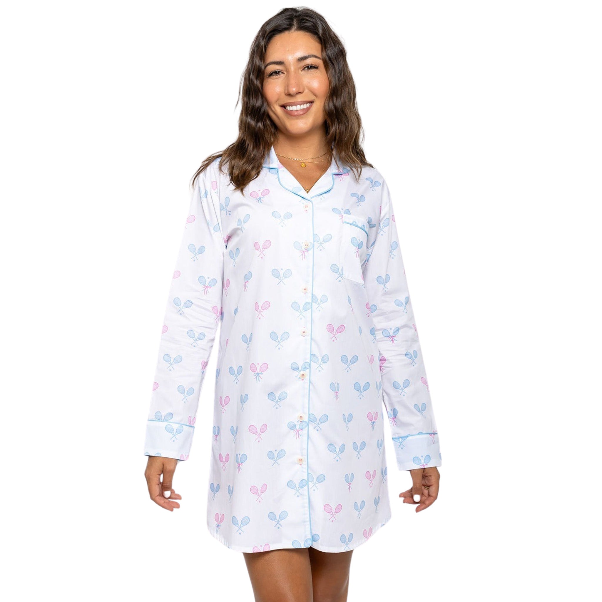 Women's Tennis Bows Night Shirt