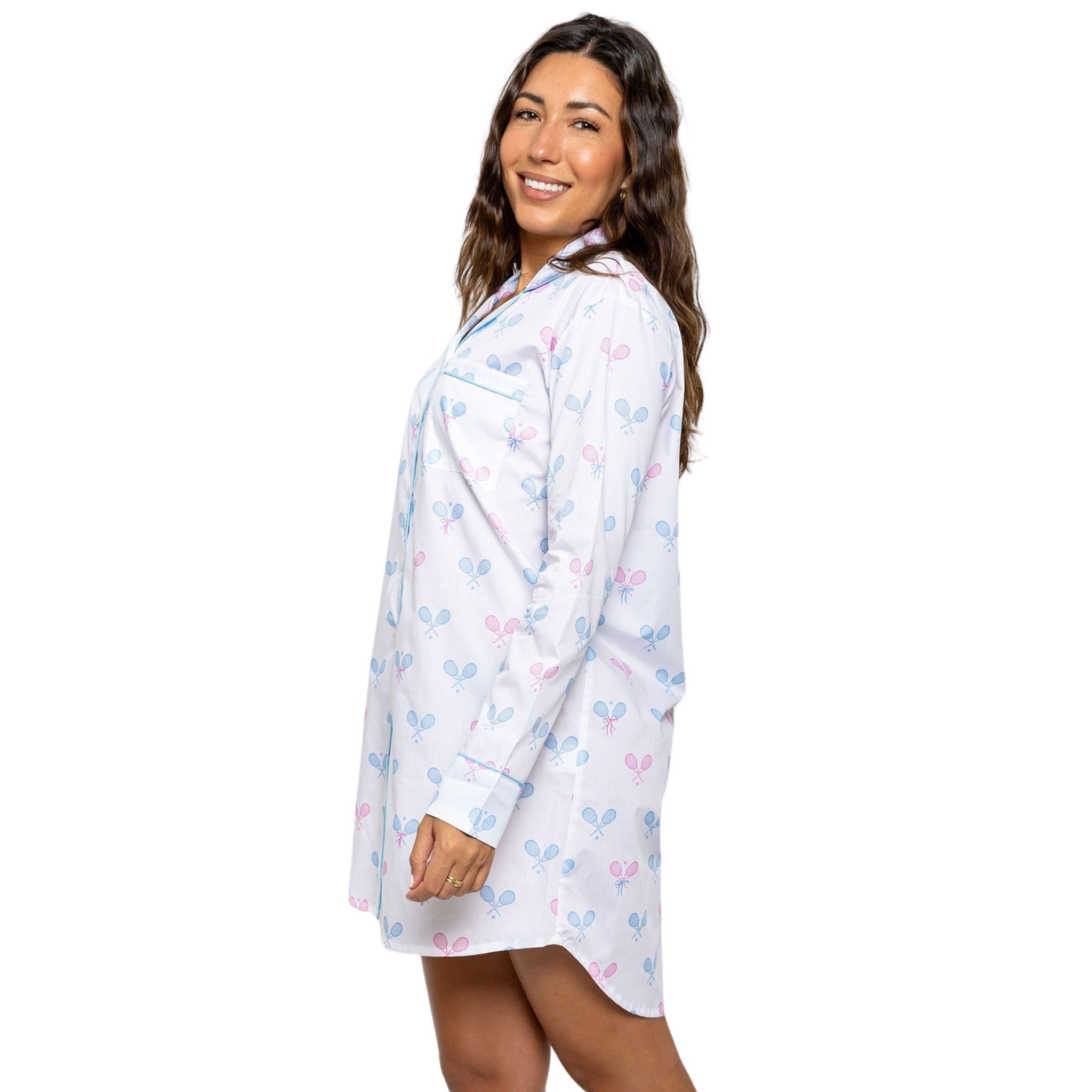 Women's Tennis Bows Night Shirt