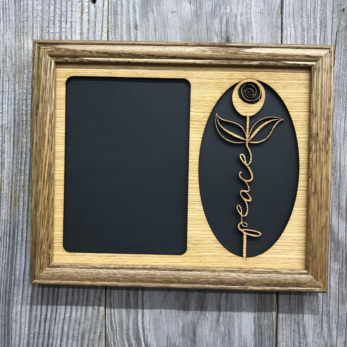 Word Flower Picture Frame - 8x10 Frame Holds 5x7 Photo