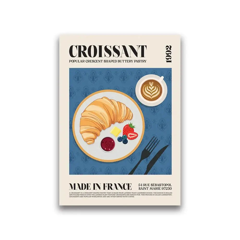 World Cuisine Canvas Print Decor