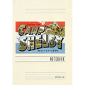 Vintage Lined Notebook Greetings from Camp Shelby - Paperback