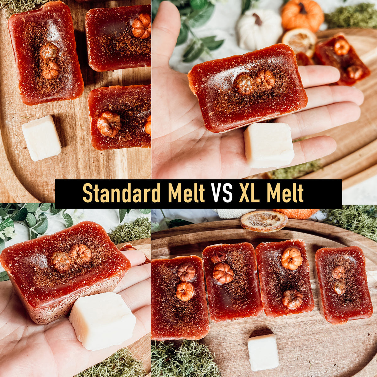 Snickerdoodle XL Wax Melts - 4 Large Cinnamon Sugar and Nutmeg Cubes