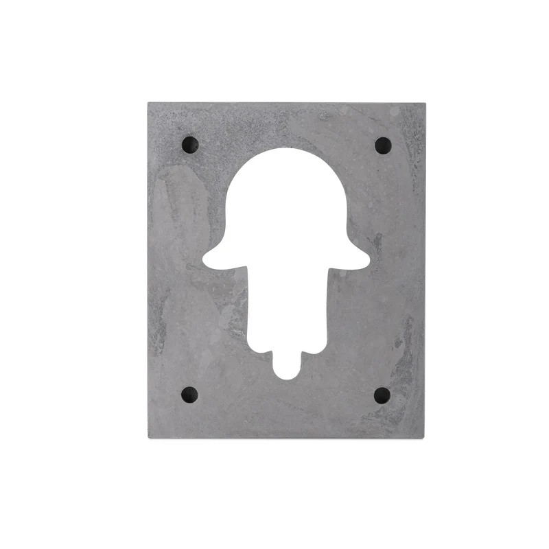 Elegant Concrete Hamsa for Home or Office - Hamsa Series
