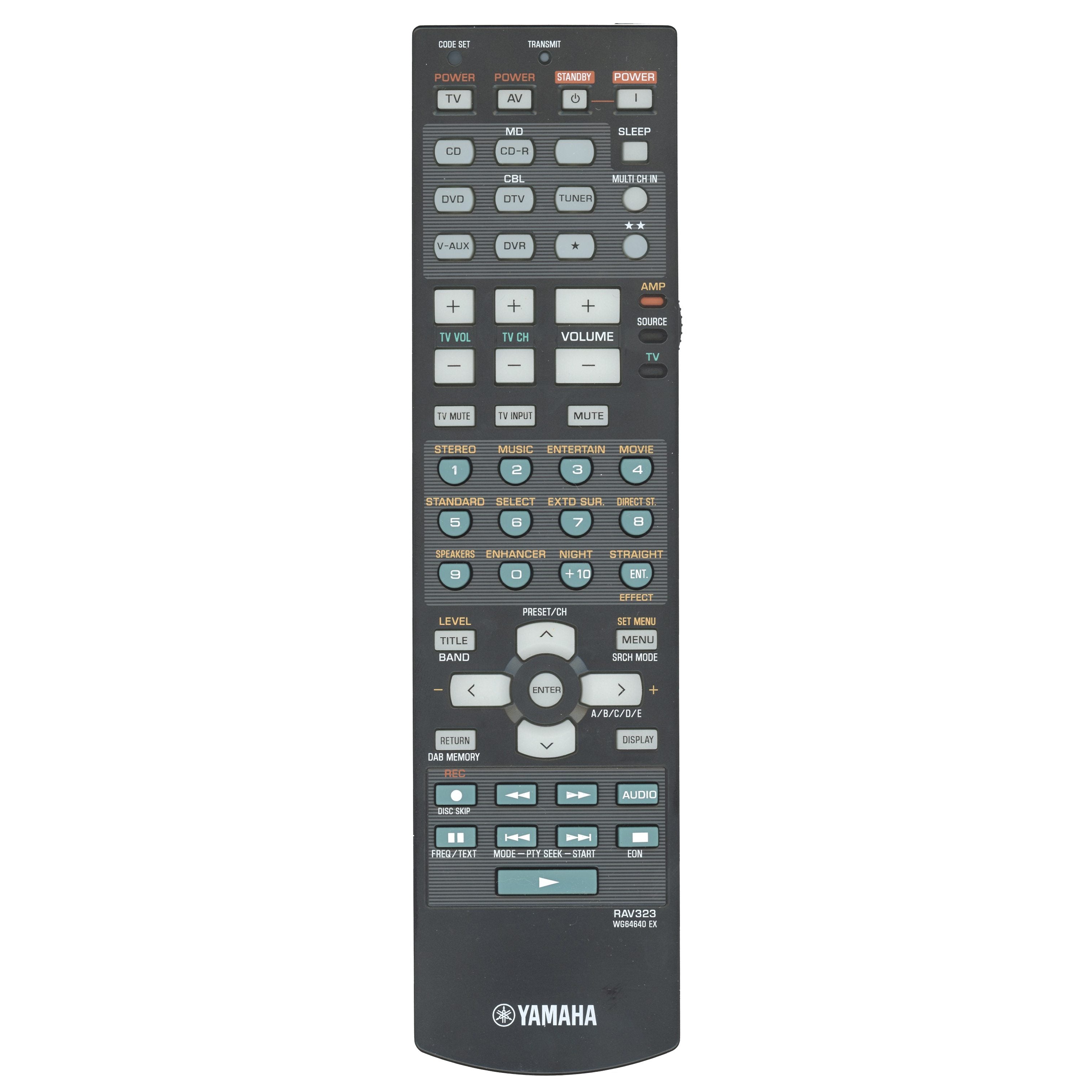 Yamaha RAV323 Receiver Remote Control